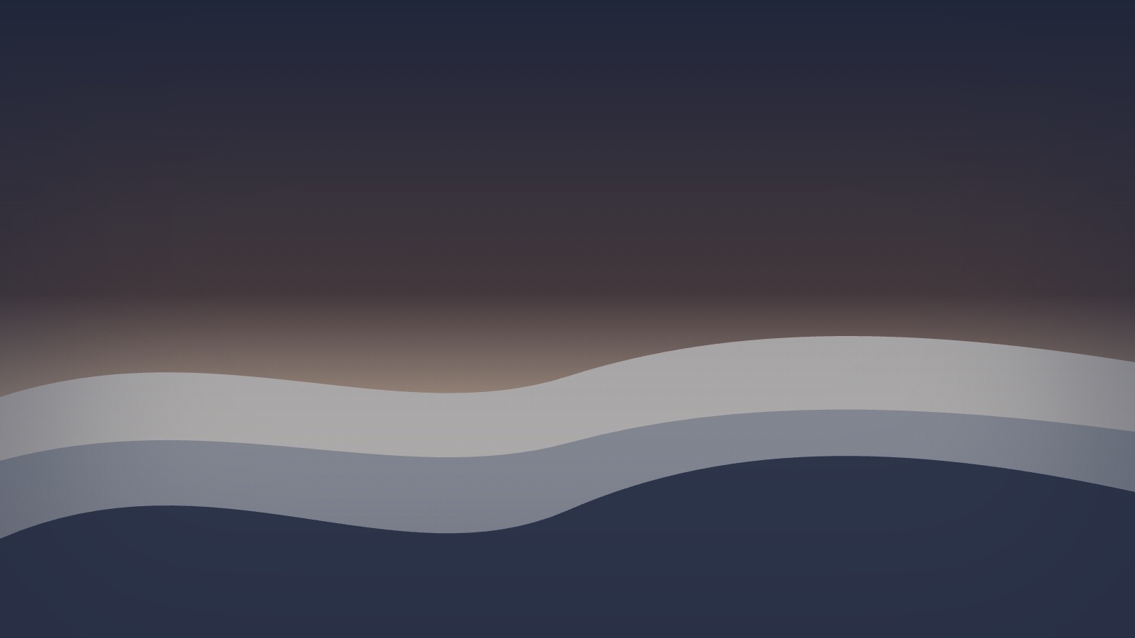 Layered distant hills fading into gentle morning haze under a calm sky.